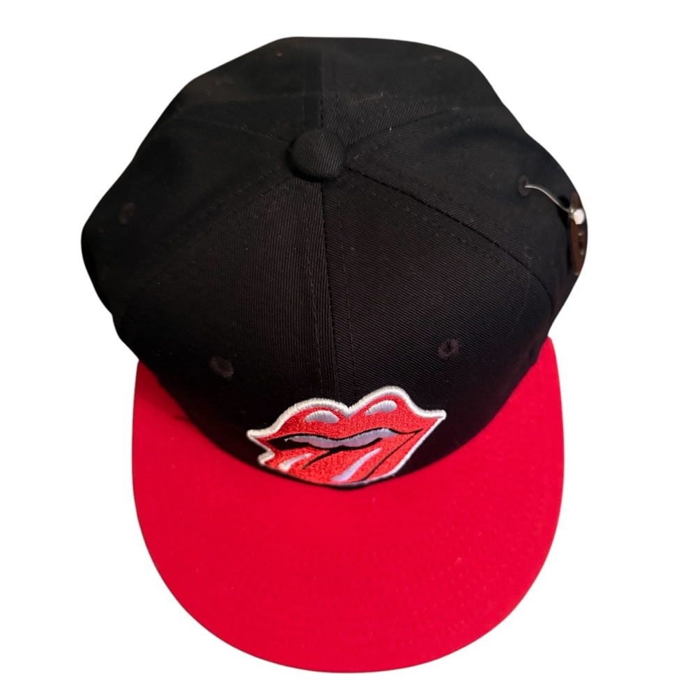 NEW The Rolling Stones Sticky Fingers Snapback Hat Black and Red - Picture 6 of 12